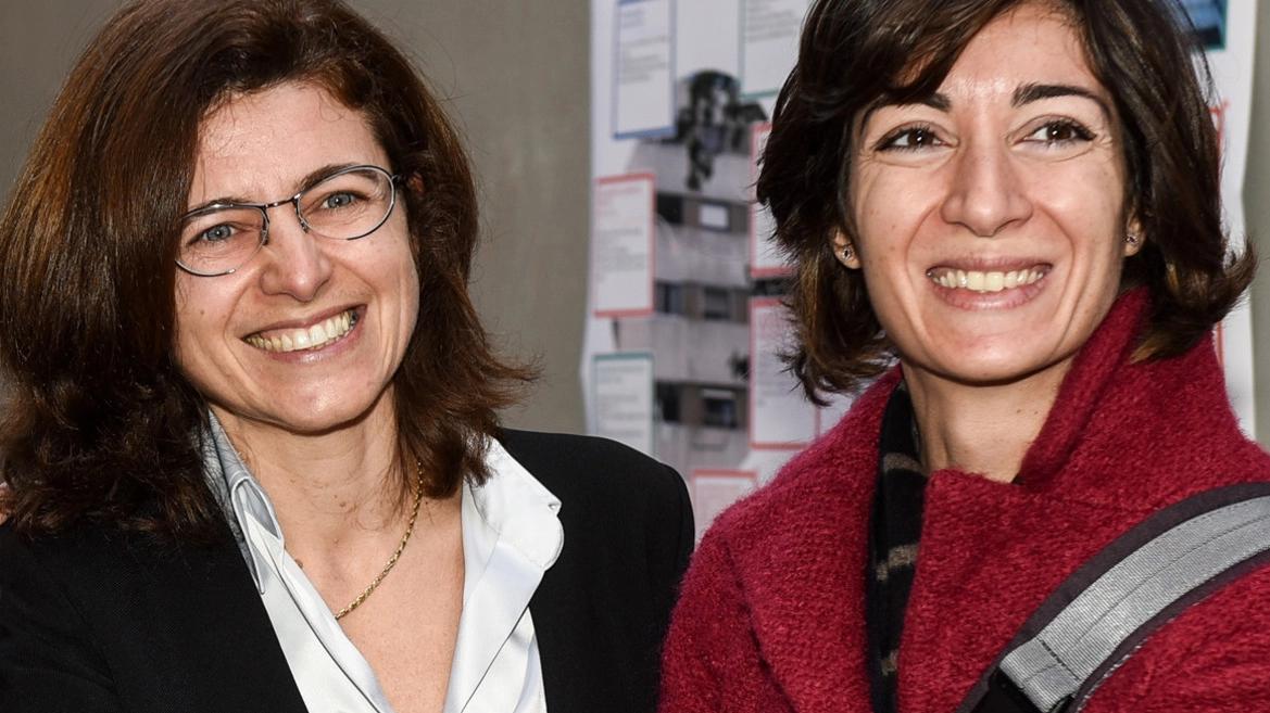 Cecilia Hugony, amministratore delegato di Teucos,  e l’assessore comunale  alle Attività Produttive, Cristina Tajani 