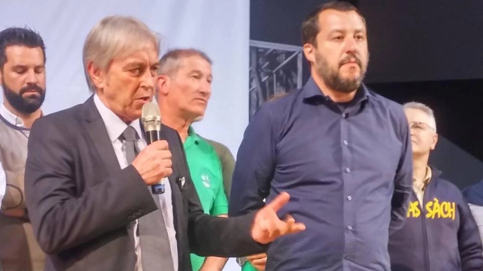 L'incontro di Sergio Bramini con Matteo Salvini