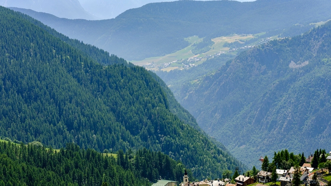 Chamois, paese di montagna della Valle d'Aosta