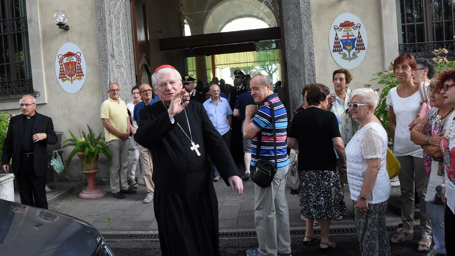 Il cardinale Angelo Scola a Triuggio (Brianza)