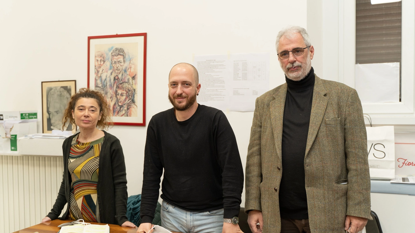 Michele Foggetta, al centro, tra Mari Pagani e Alberto Bruno