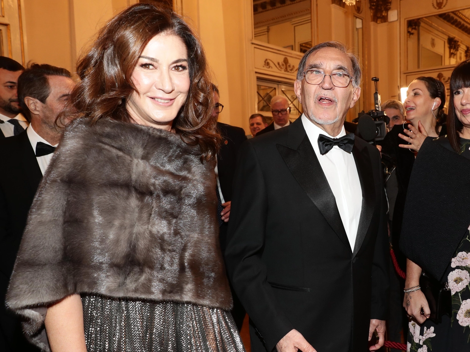 Il presidente del Senato Ignazio La Russa e la moglie Laura Di Cicco