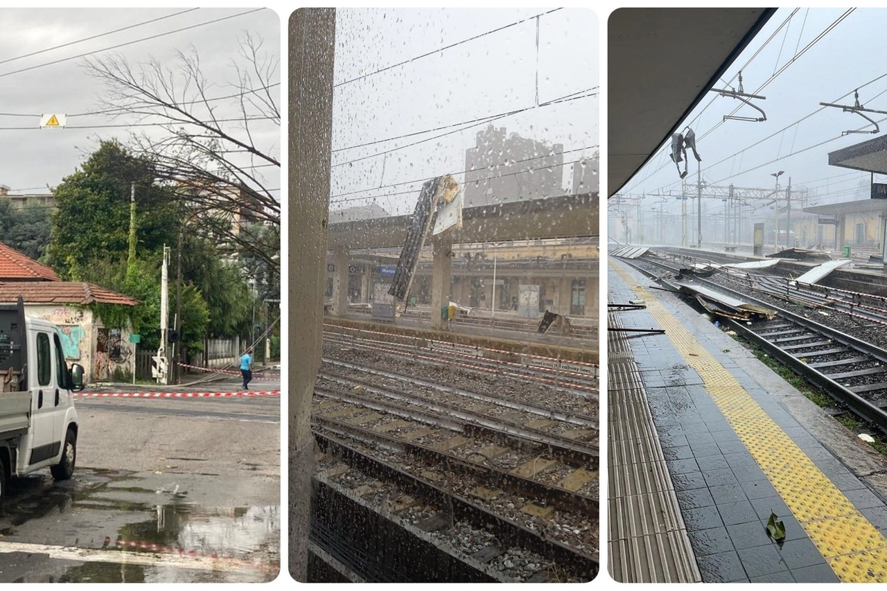 Monza, danni alla stazione