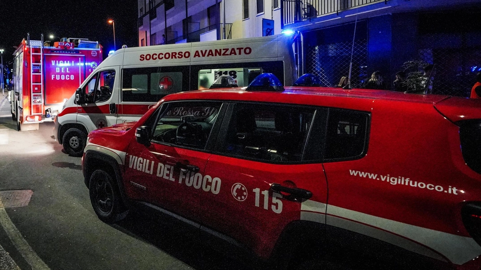 L'intervento dei Vigili del fuoco (Archivio)