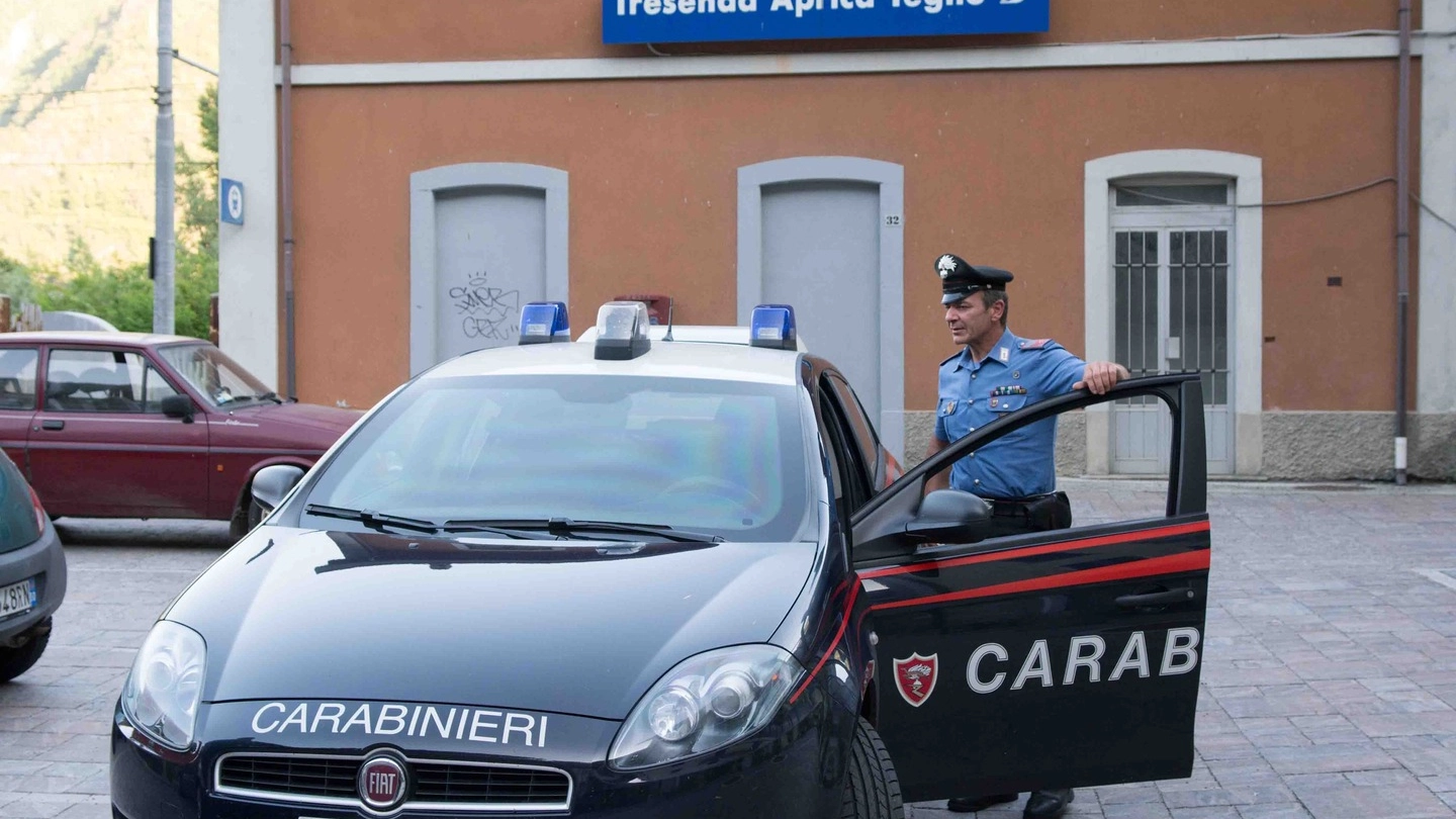I carabinieri sul luogo dell'incidente (National Press)