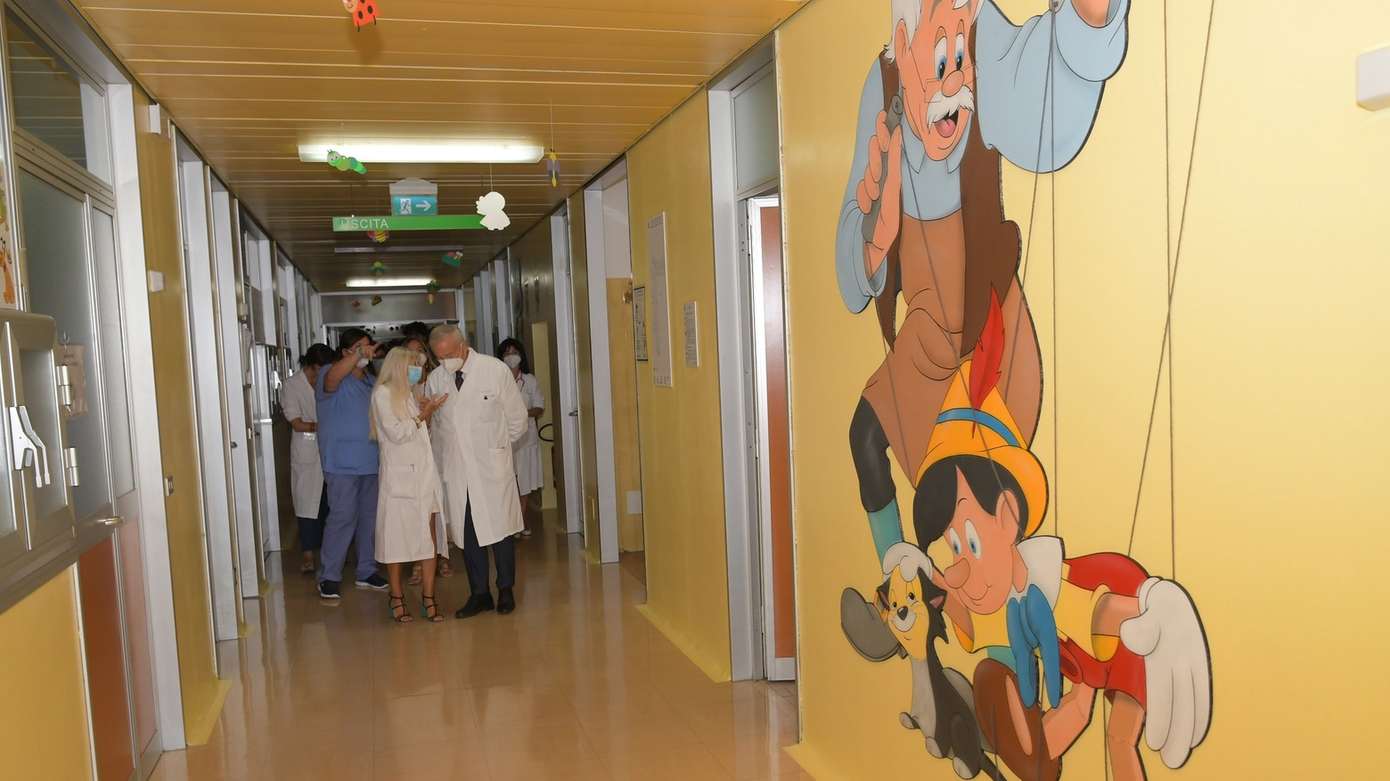 Il reparto di pediatria del San Matteo, dove è ricoverata la piccola Il reparto di pediatria del San Matteo, dove è ricoverata la piccola
