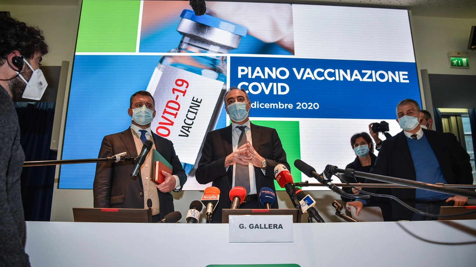 Gallera presenta il piano vaccinazione anti Covid