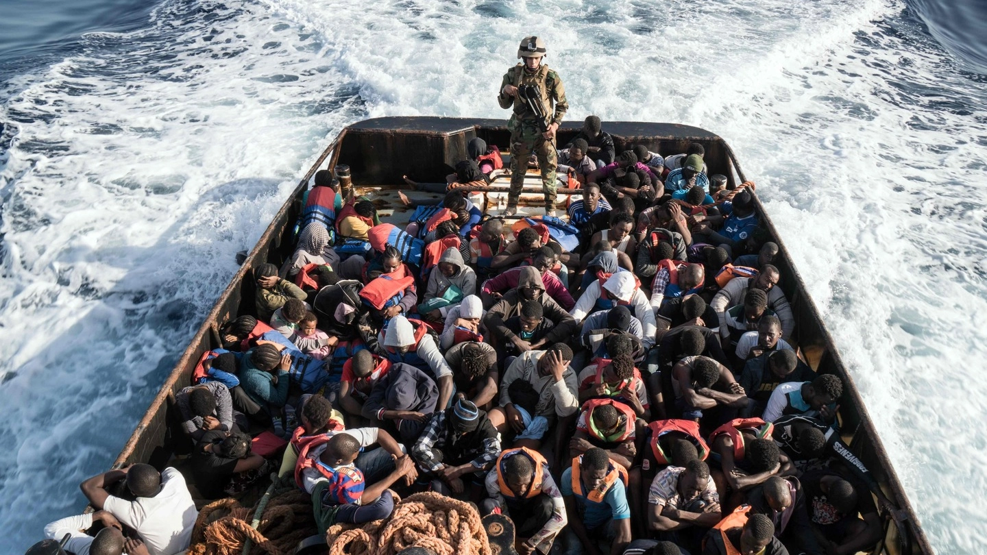 Migranti (foto Afp)