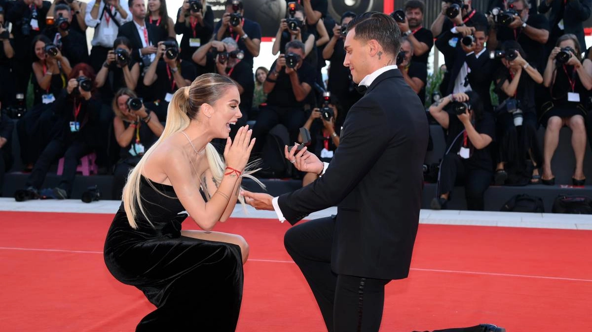 Sophie Codegoni e Alessandro Basciano al Festival di Venezia