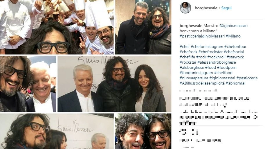 Il post di Alessandro Borghese (Instagram)