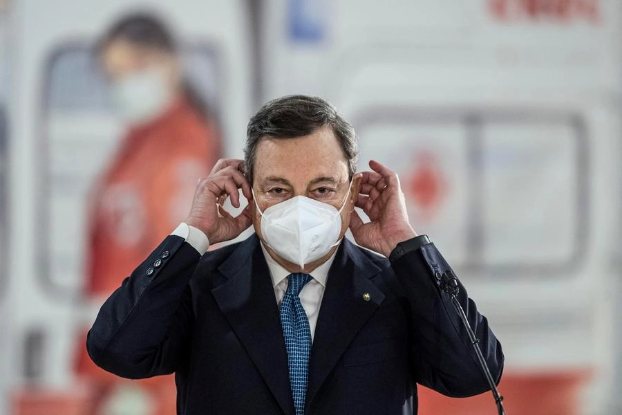 Il premier Mario Draghi