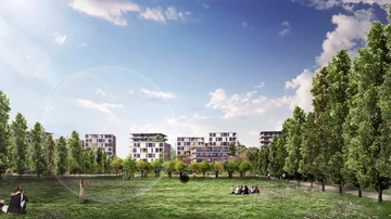 La città di domani, parco e case in Calchi Taeggi