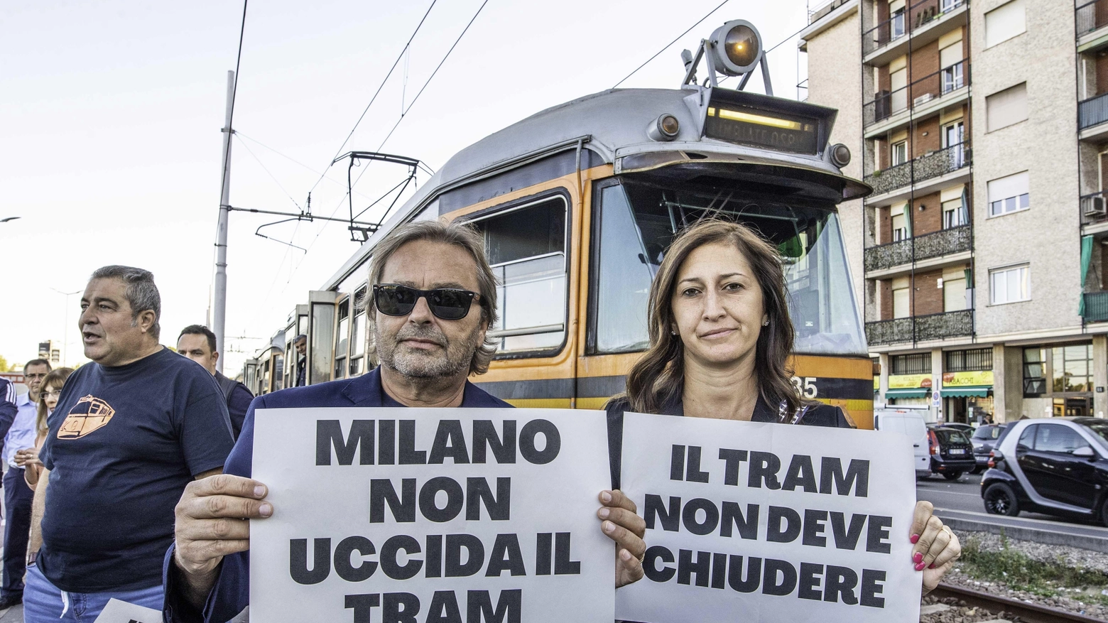 Linea tranviaria Milano-Limbiate: presidio al capolinea M3 Comasina