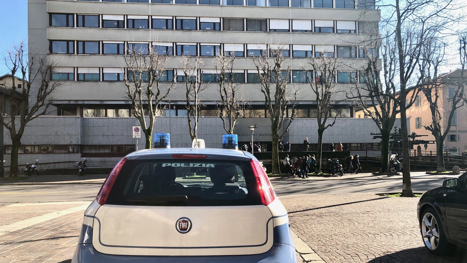 Intervenuta la polizia Intervenuta la polizia