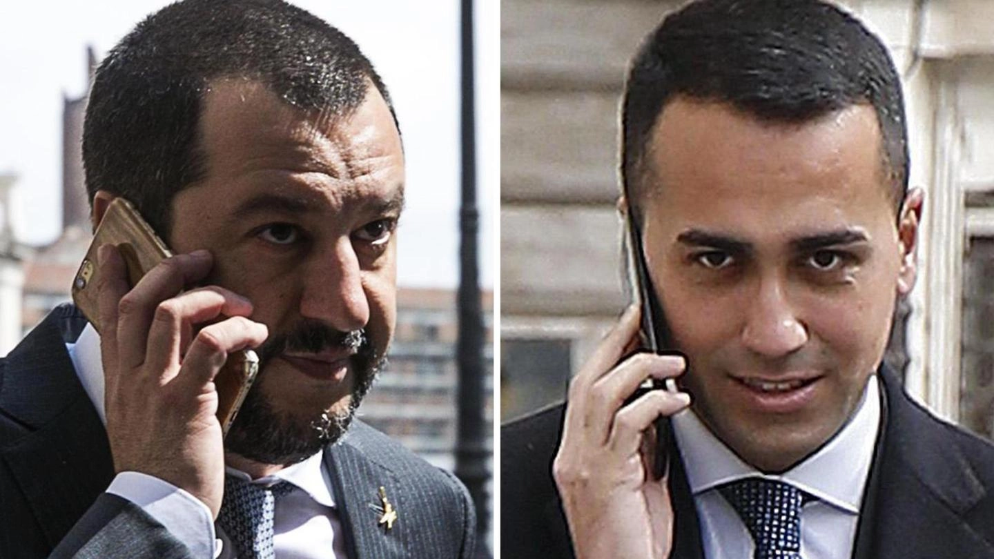 Combo: Matteo Salvini e Luigi Di Maio (Ansa)