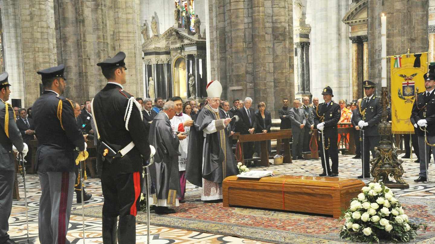 I funerali di Dionigi Tettamanzi (Newpress)