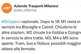 Il secondo comunicato di Atm