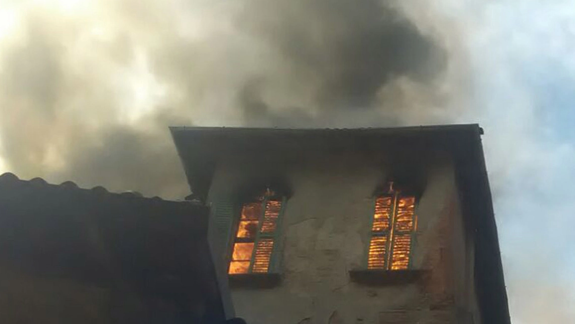 Incendio a Villa Traversi (Vismara)