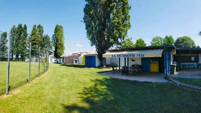 Il campo sportivo di Arconate Il campo sportivo di Arconate