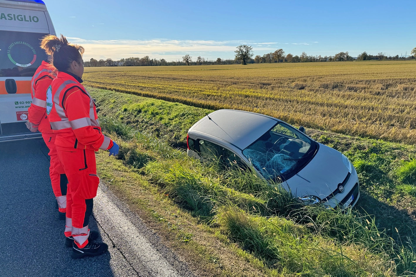 Basiglio, incidente mortale 
