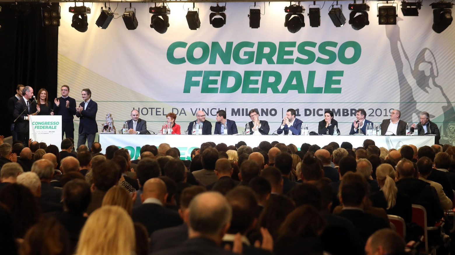 Congresso federale Lega a Milano