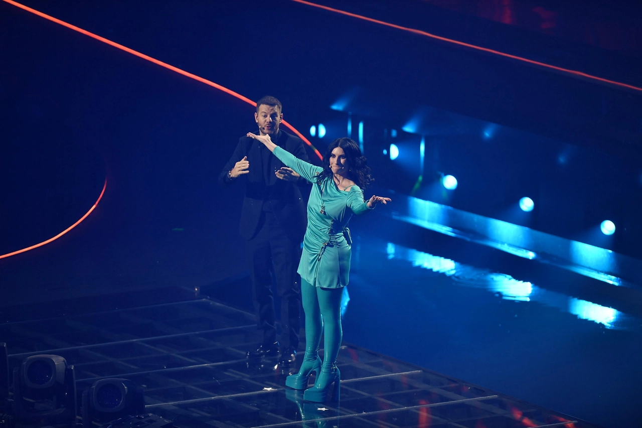 Alessandro Cattelan e Laura Pausini