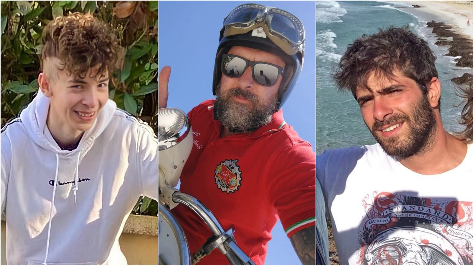 Da sinistra: Kevin Tebaldi, Hendy Cicchiello e Andrea Dall'Ara Da sinistra: Kevin Tebaldi, Hendy Cicchiello e Andrea Dall'Ara