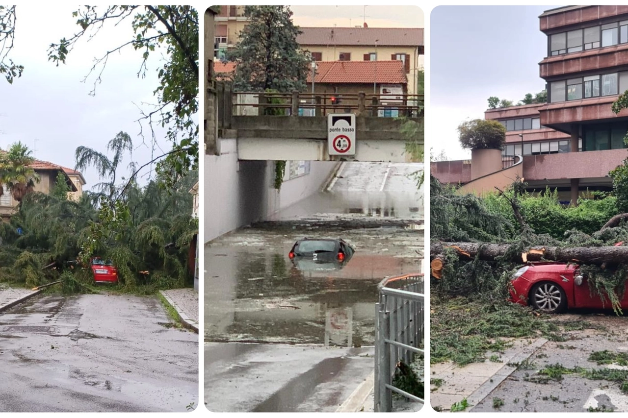 Maltempo tra Milano e la Brianza