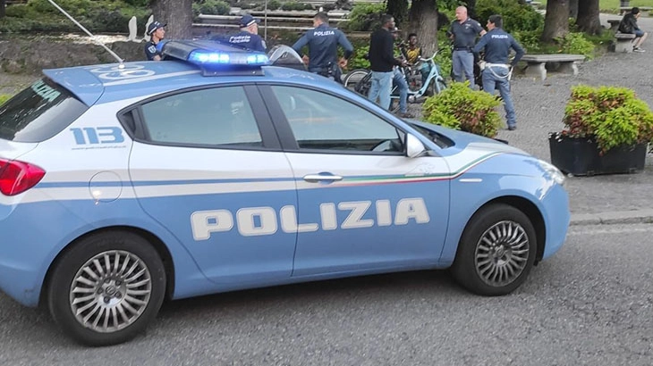 L'intervento della Polizia (Archivio)