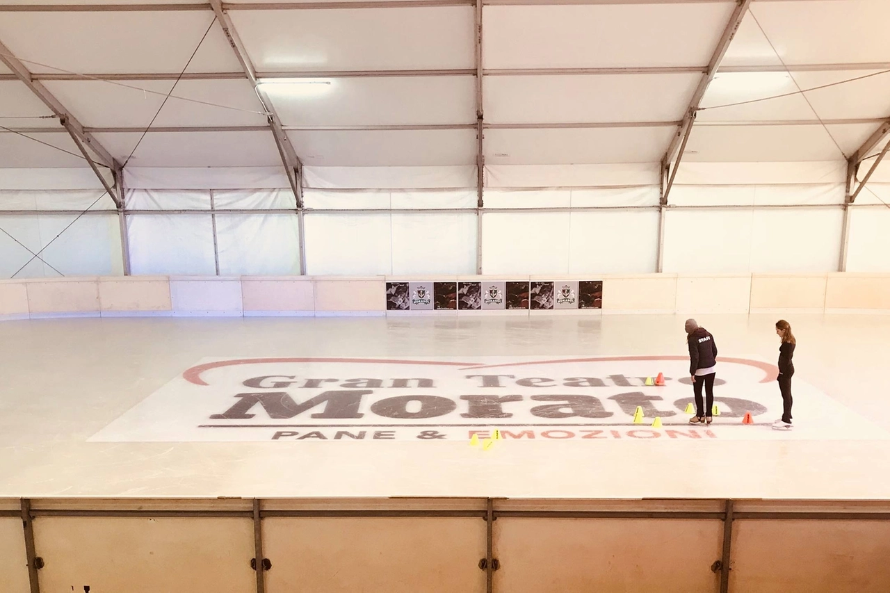 Ice Rink Gran Teatro Morato (Foto Facebook)