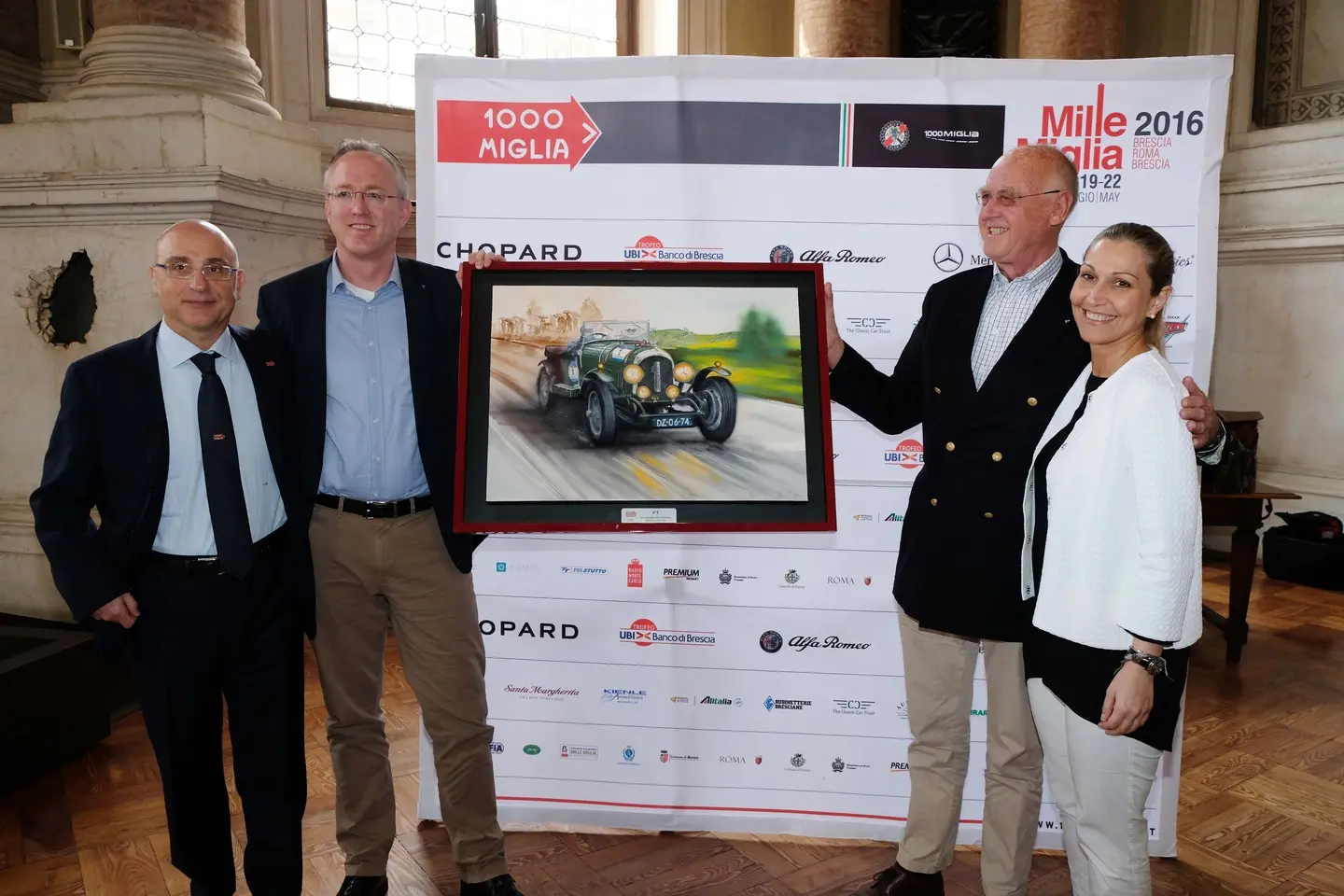 Loggia, presentata la Mille Miglia: partenza giovedì 19 maggio