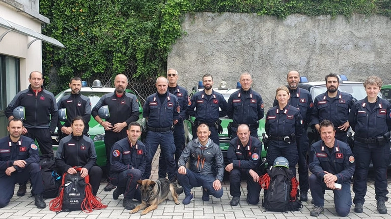 I carabinieri forestali di Lecco, impegnati nel progetto europeo Life Wolfpalps