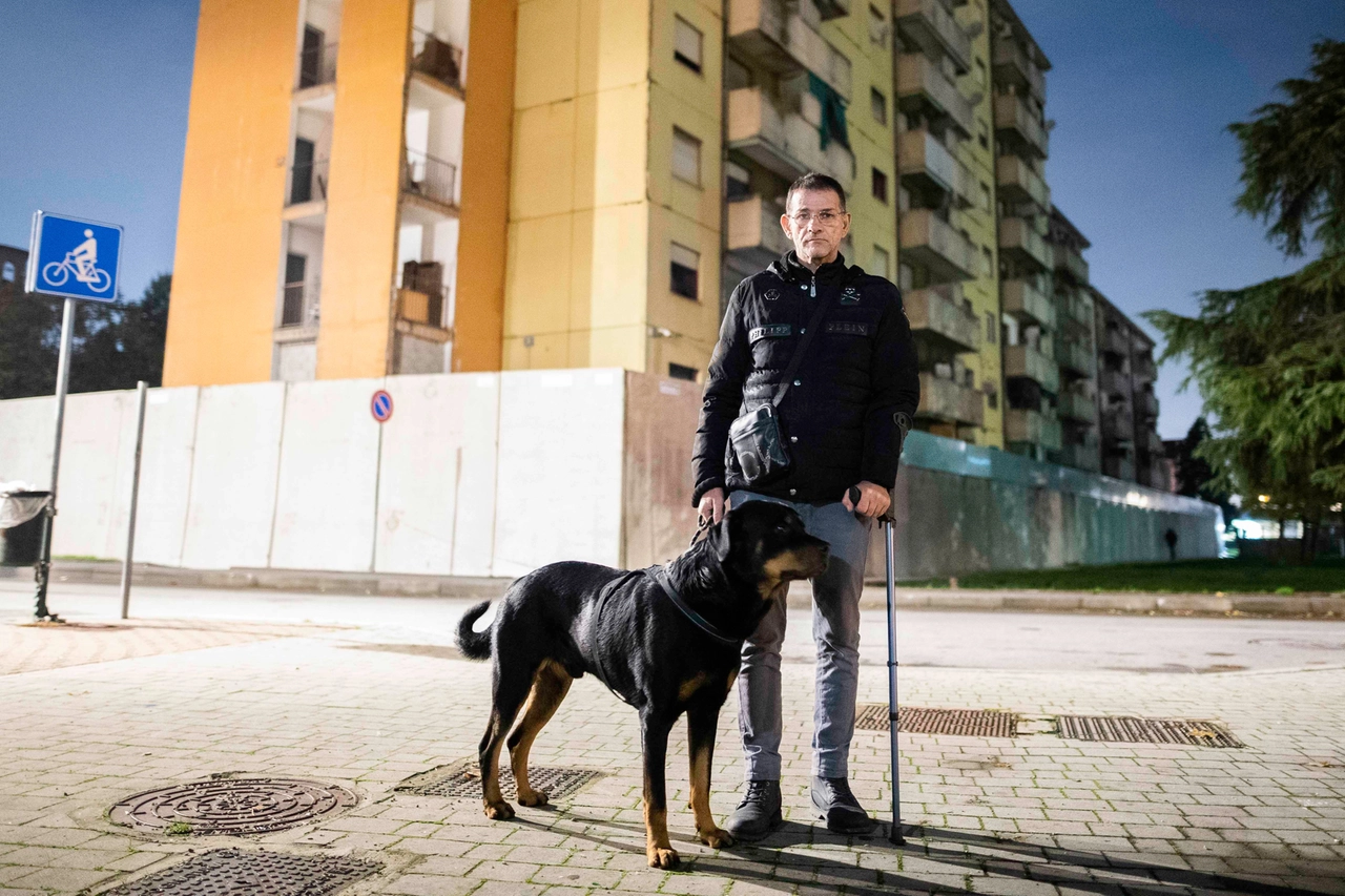 Francesco Paolo Compagnone ex abitante della palazzina Aler sgomberata di via Bolla