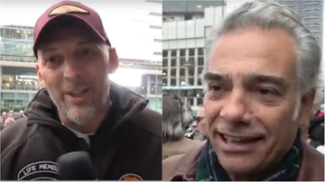 Roberto Parodi e Christian Abbiati con i motociclisti Euro 0, corteo contro i divieti: “Inquiniamo meno di un’auto nuova”
