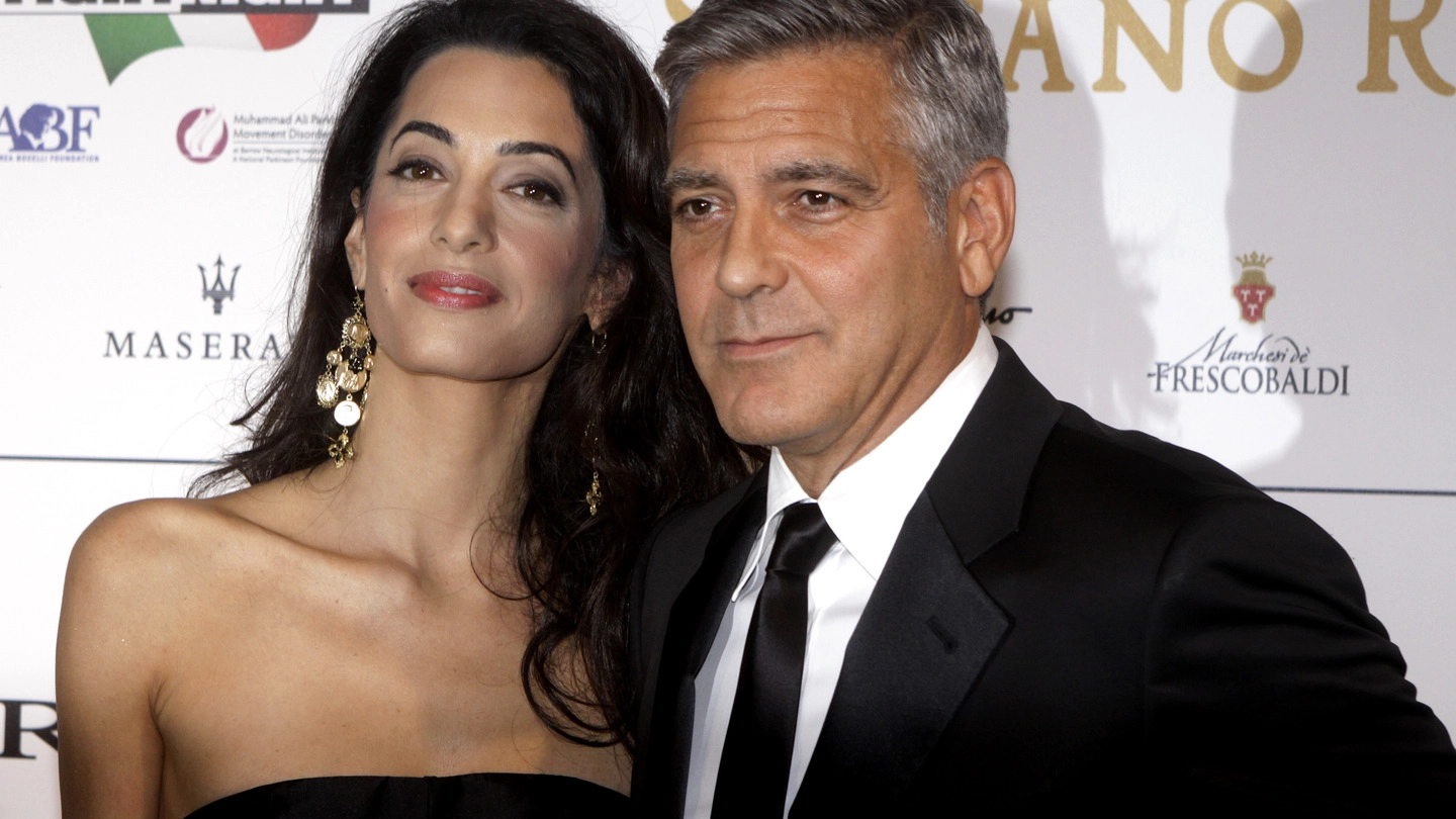 Amal e George Clooney (AP)