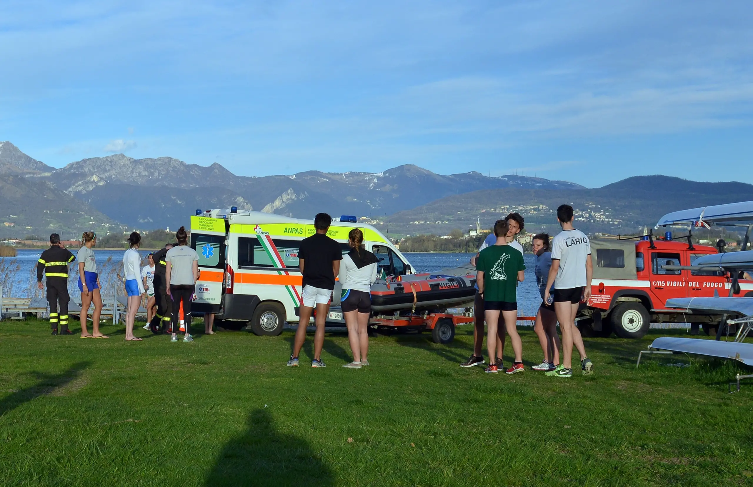 Temporale sul lago di Pusiano, studenti soccorsi