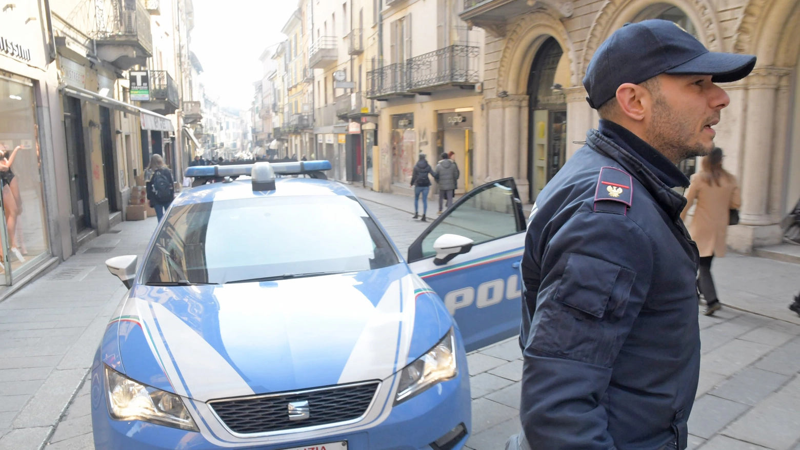 La polizia di Pavia