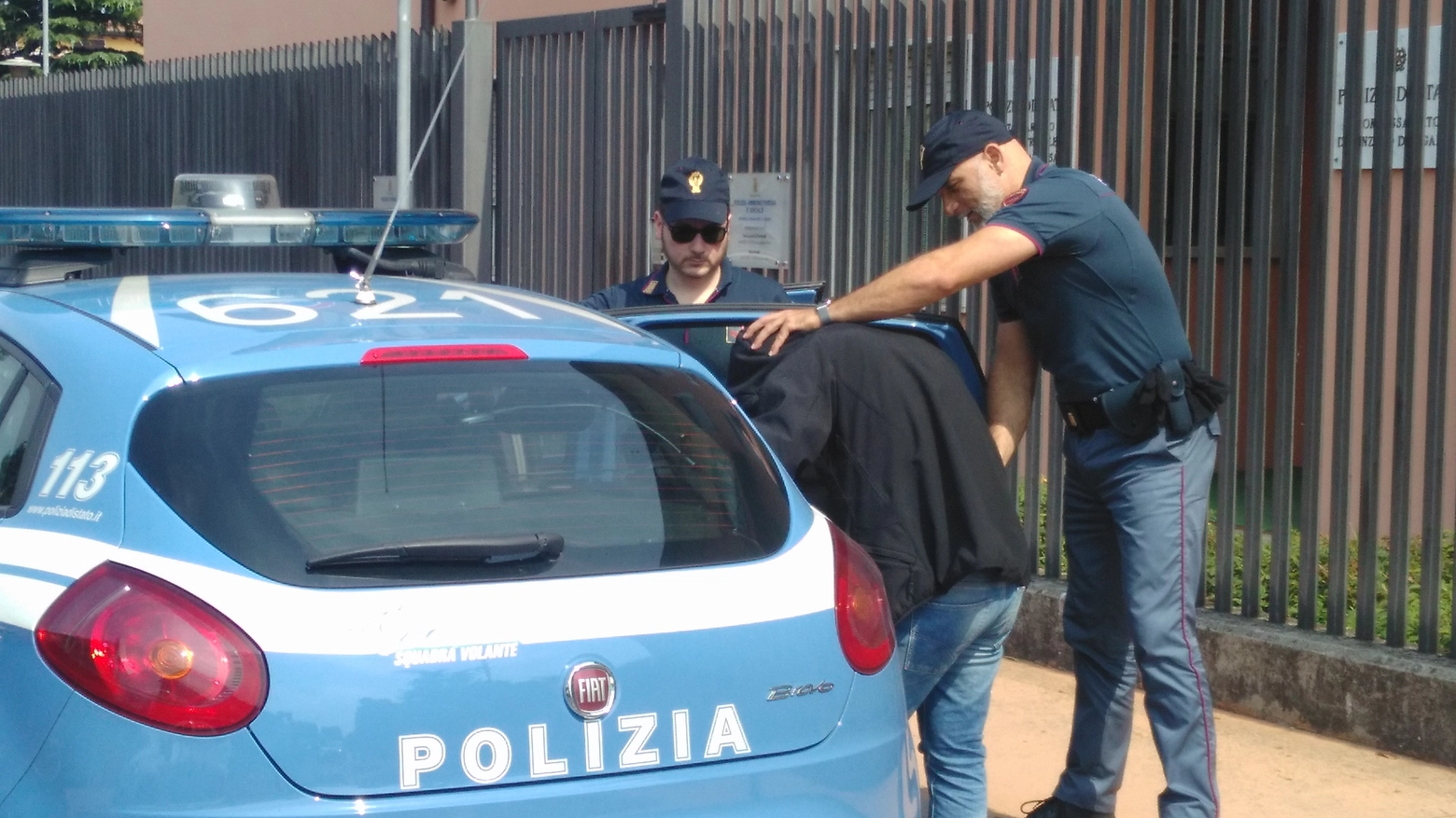 Un arresto della Polizia