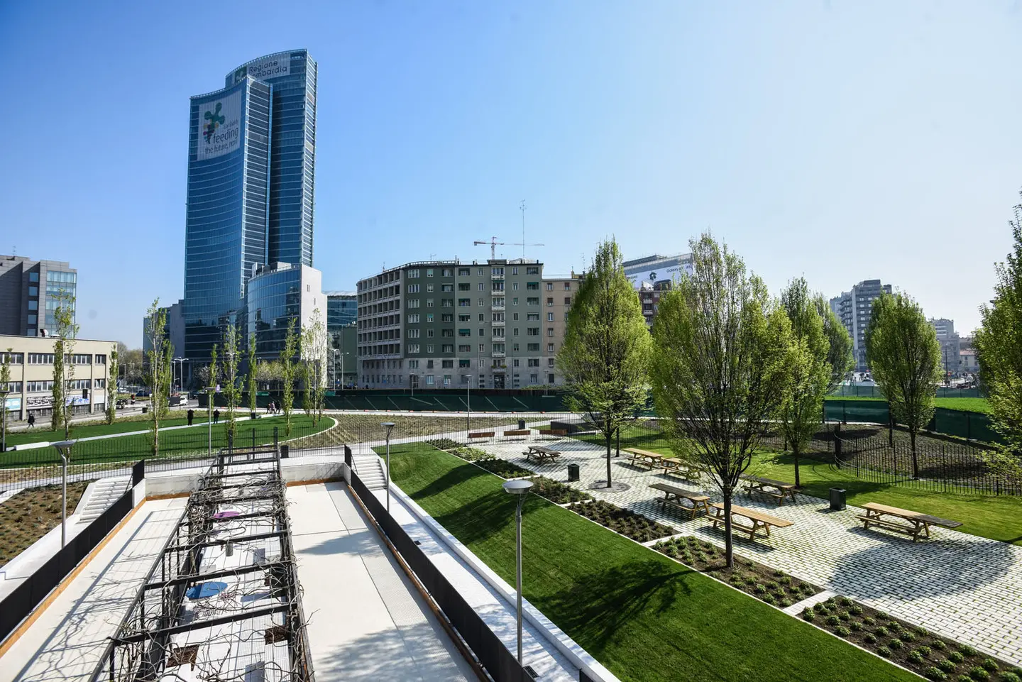 Un nuovo parco nel cuore di Milano: sipario sul primo lotto della Biblioteca degli alberi