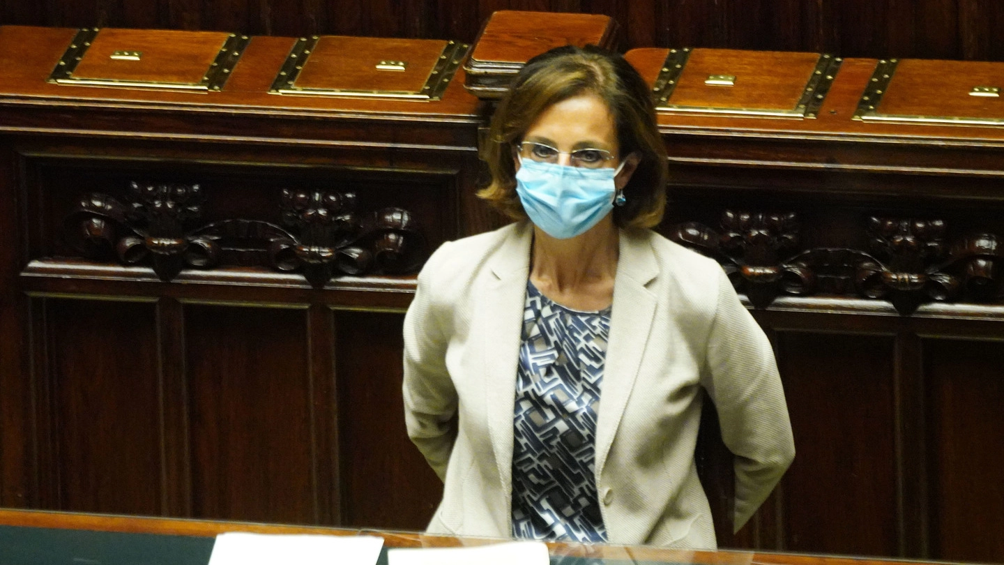 La ministra Marta Cartabia in Parlamento