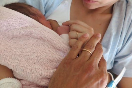 E' nata Ginevra, figlia di Francesca Rocco e Giovanni Masiero (Instagram)