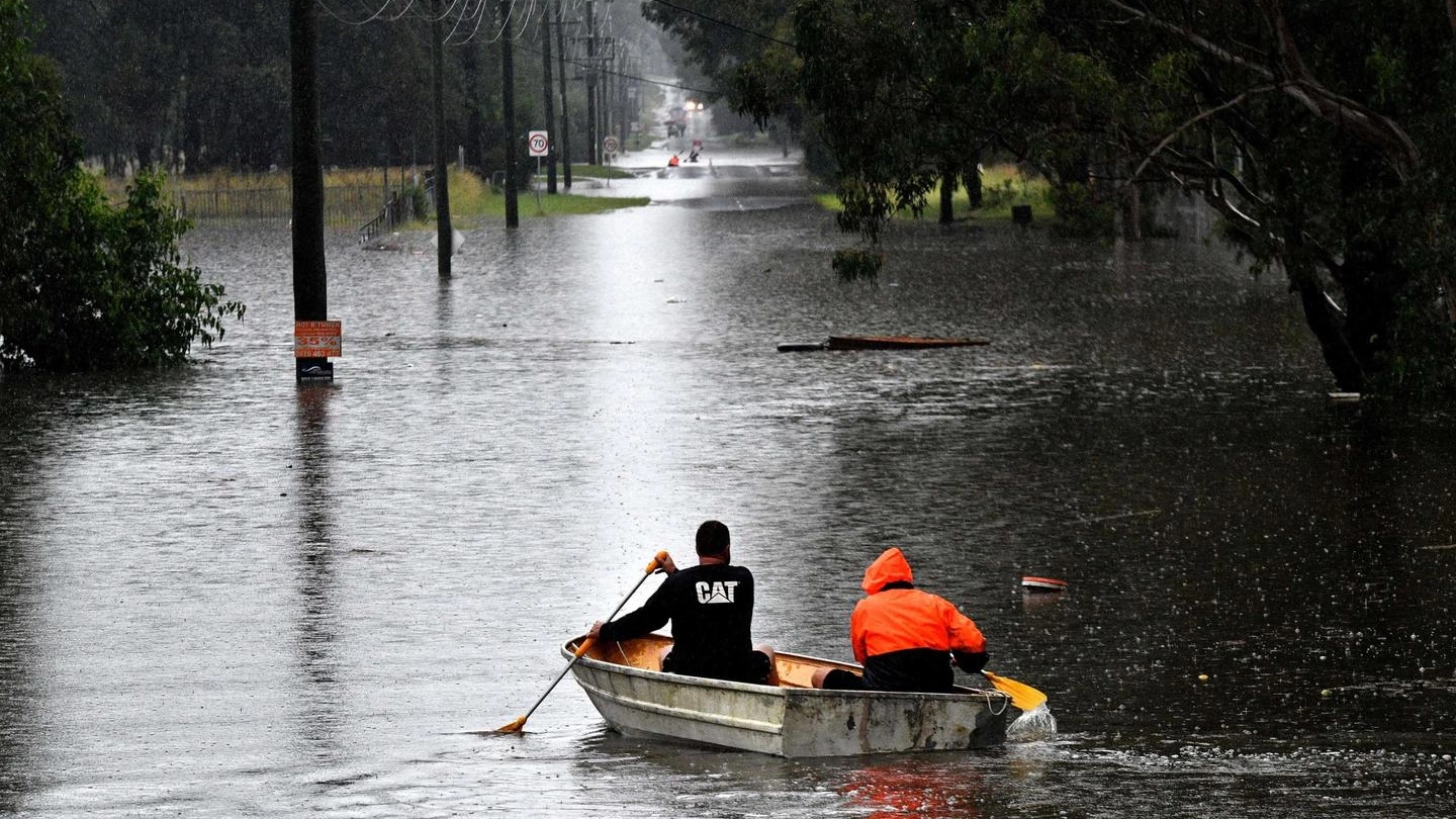Inondazioni in  Australia (Ansa)