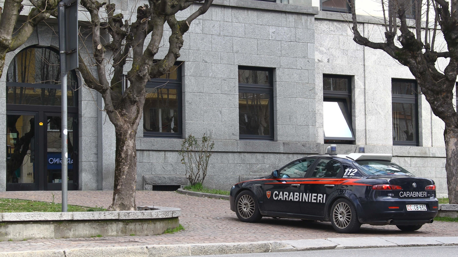 L'ingresso del Tribunale di Sondrio