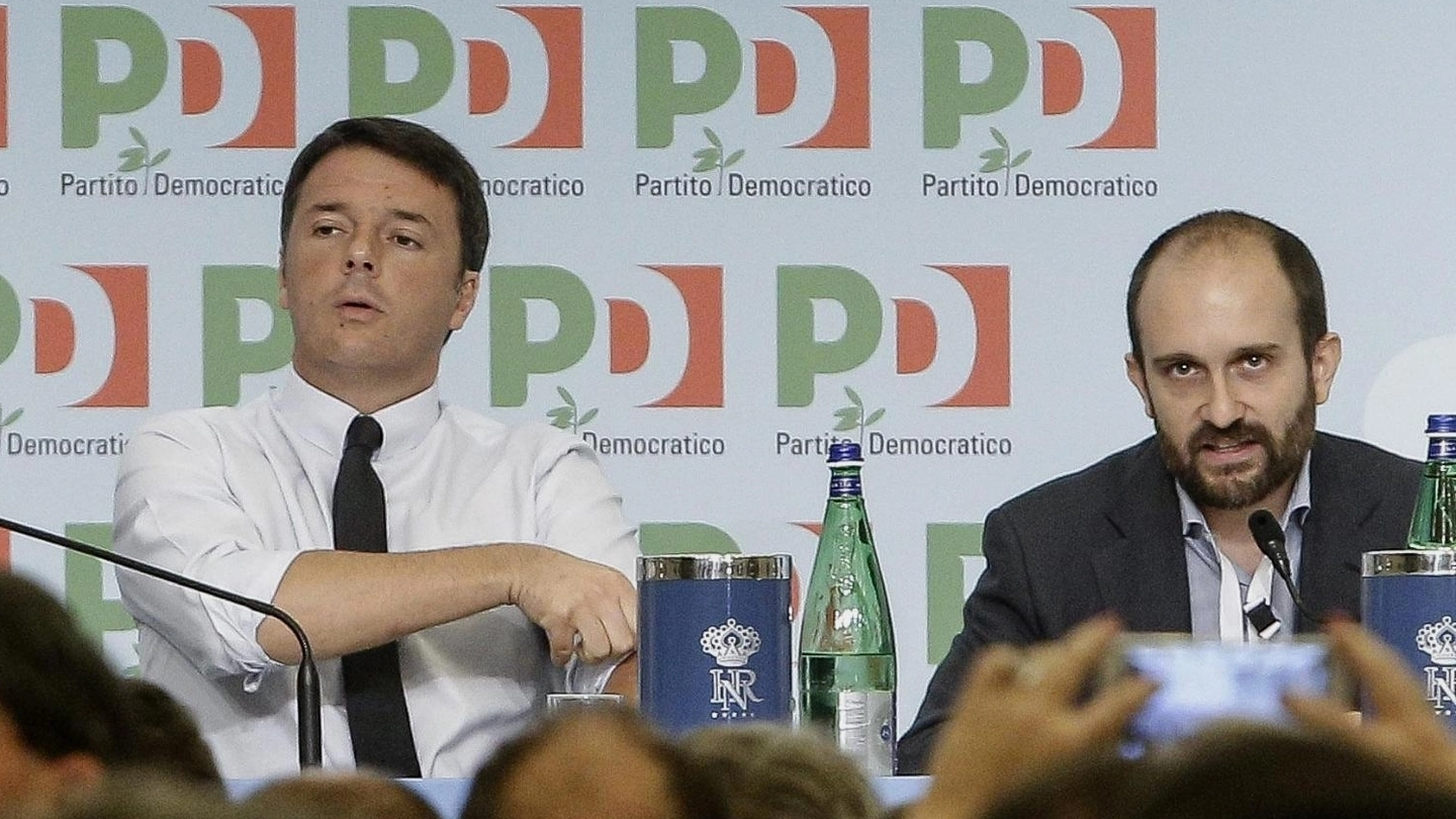 Matteo Renzi e Matteo Orfini (Ansa)