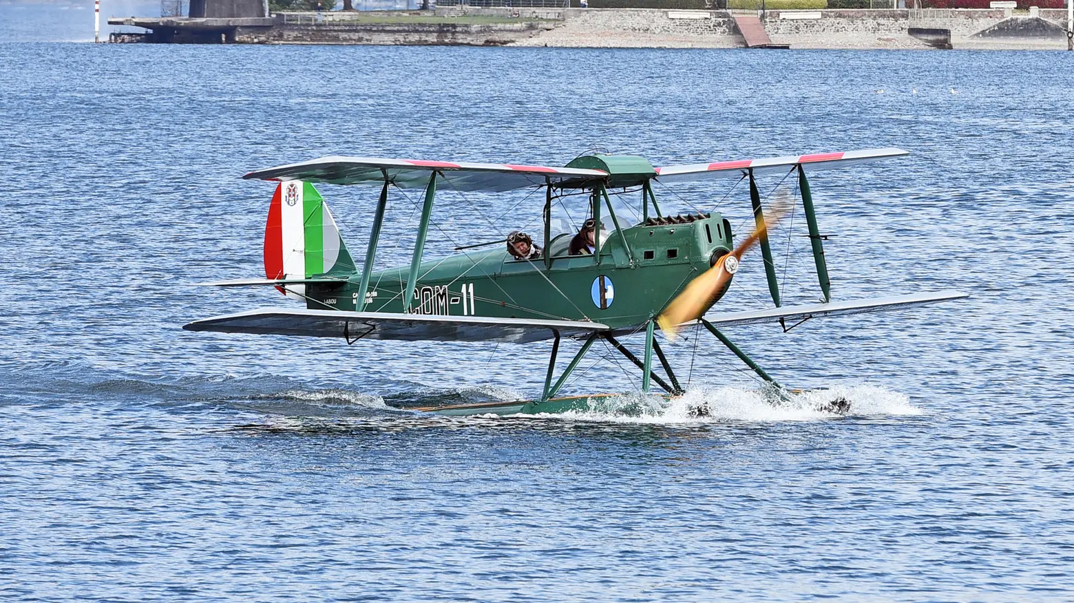 Uno storico idrovolante della famiglia Caproni Uno storico idrovolante della famiglia Caproni