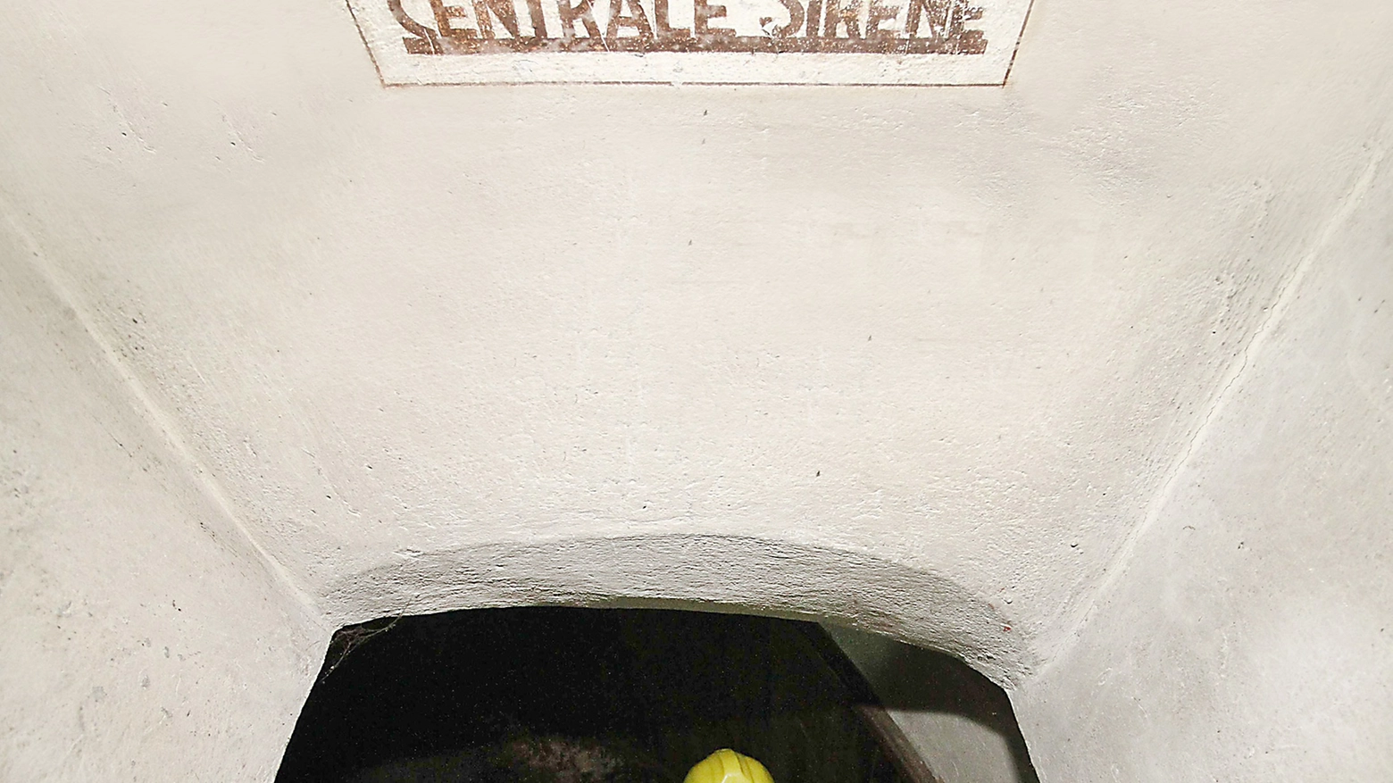 L'entrata del bunker