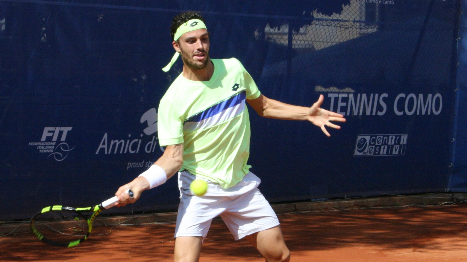 Marco Cecchinato, testa di serie numero uno del torneo