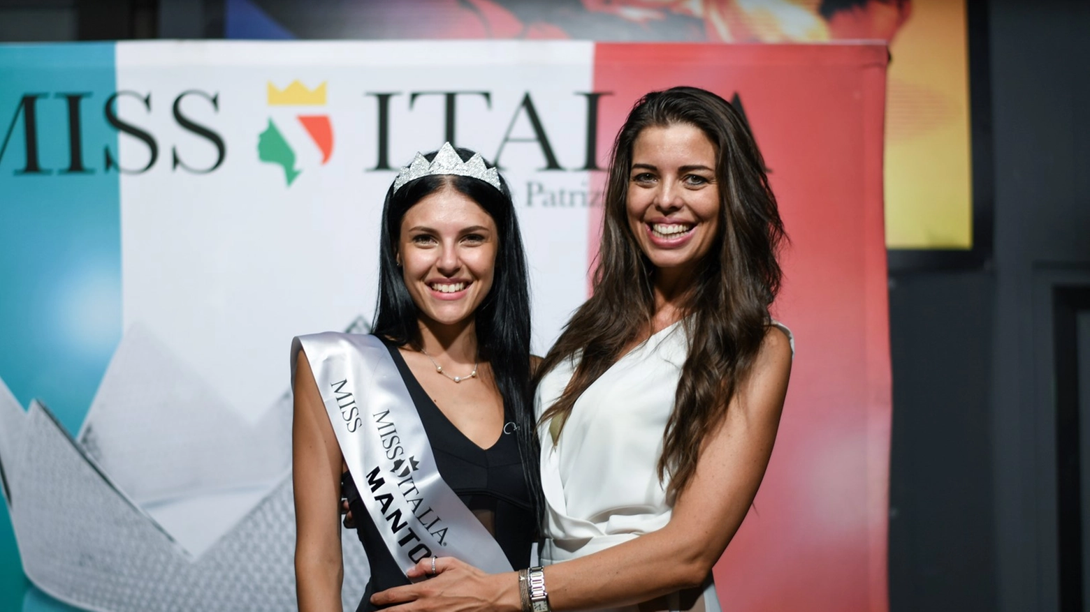 Rebecca Puci con Alessandra Riva, agente di Miss Italia per la Lombardia