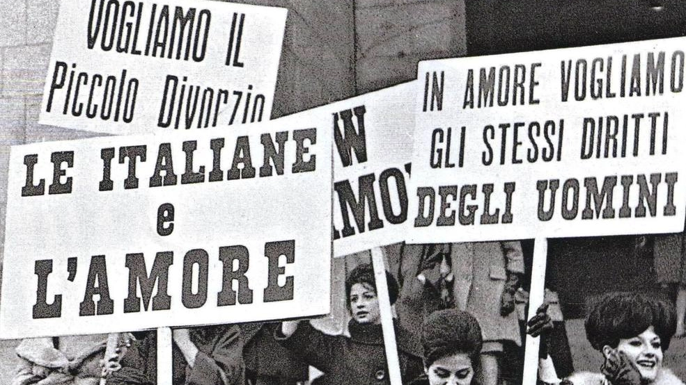 anifestazione radicale negli anni ’70 finita con l’intervento della polizia 