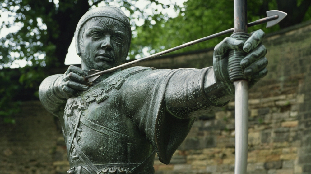 La statua di Robin Hood a Nottingham - Foto: robertharding/CHARLES BOWMAN/Olycom